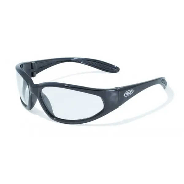 Окуляри фотохромні (захисні) Global Vision Hercules-1 Photochromic (clear) фотохромні прозорі, Чорний