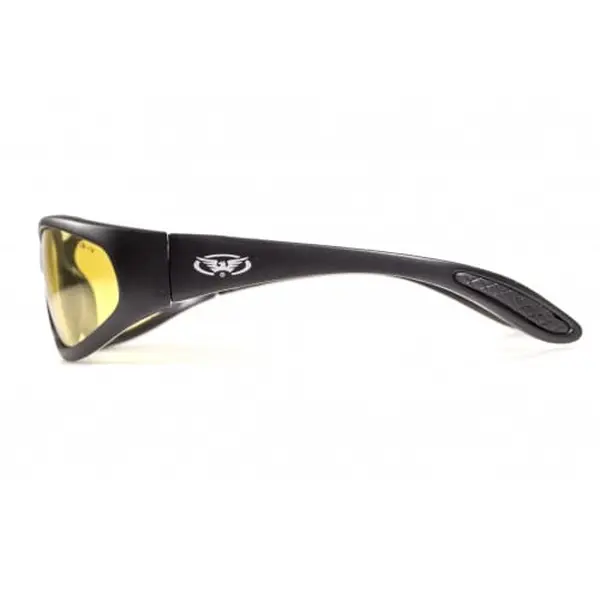 Окуляри фотохромні (захисні) Global Vision Hercules-1 Photochromic (yellow) фотохромні жовті, Чорний