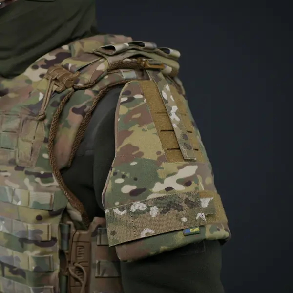 Захист плечей Kiborg з балістичним пакетом 1 клас захисту Militex Multicam