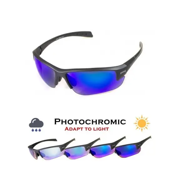 Очки защитные фотохромные Global Vision Hercules-7 Photo. (Anti-Fog) (G-Tech™ blue) фотохромные синие зеркальные, Черный
