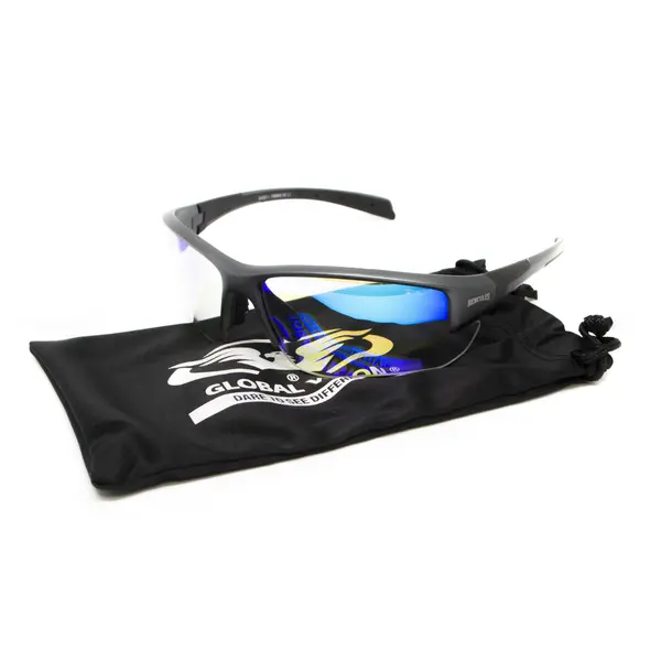 Очки защитные фотохромные Global Vision Hercules-7 Photo. (Anti-Fog) (G-Tech™ blue) фотохромные синие зеркальные, Черный