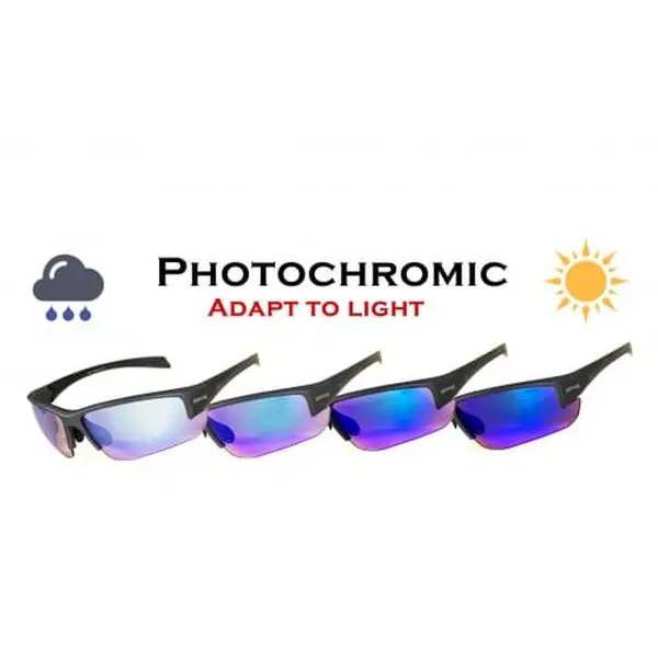 Очки защитные фотохромные Global Vision Hercules-7 Photo. (Anti-Fog) (G-Tech™ blue) фотохромные синие зеркальные, Черный