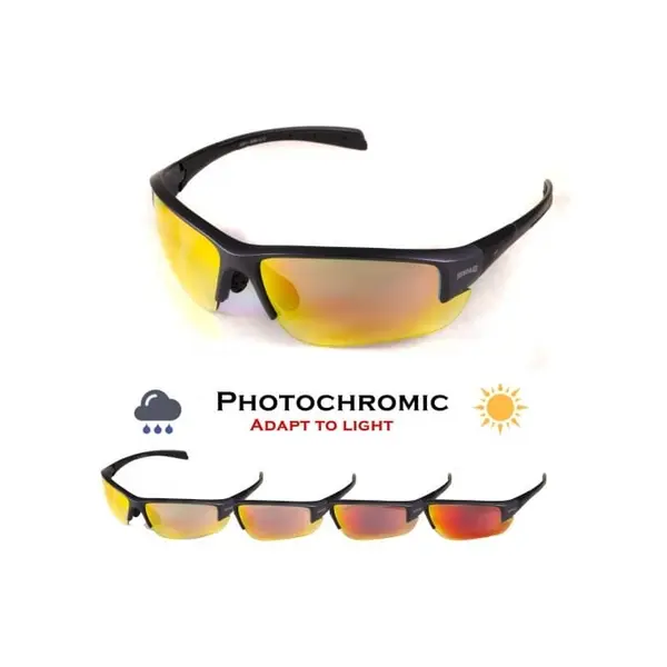 Очки защитные фотохромные Global Vision Hercules-7 Photo. (Anti-Fog) (G-Tech™ red) фотохромные красные зеркальные, Черный