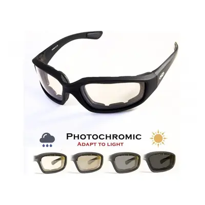 Окуляри фотохромні (захисні) Global Vision KickBack Photochromic (clear) фотохромні прозорі ***, Чорний