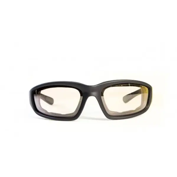 Окуляри фотохромні (захисні) Global Vision KickBack Photochromic (clear) фотохромні прозорі ***, Чорний