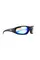 Очки защитные фотохромные Global Vision KickBack Photochromic (G-Tech™ blue) Anti-Fog, фотохромные синие зеркальные, Черный