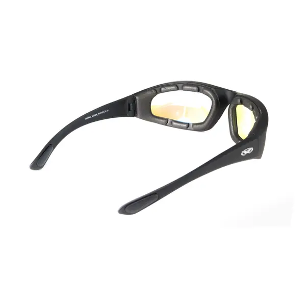 Очки защитные фотохромные Global Vision KickBack Photochromic (G-Tech™ blue) Anti-Fog, фотохромные синие зеркальные, Черный