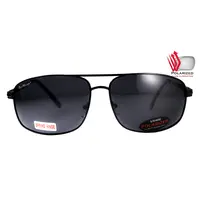 Очки поляризационные BluWater Navigator-2 Polarized (gray) серые, Черный