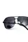Окуляри поляризаційні BluWater Navigator-2 Polarized (gray), чорні в металевій оправі, Чорний