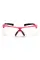 Окуляри захисні відкриті Pyramex Onix Pink (clear) прозорі в рожевій оправі, Рожевий