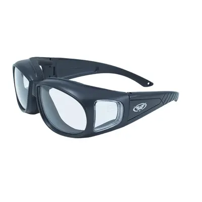 Окуляри захисні з ущільнювачем Global Vision Outfitter (clear) Anti-Fog, прозорі, Чорний