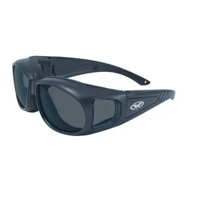 Окуляри захисні з ущільнювачем Global Vision Outfitter (gray) Anti-Fog, чорні, Чорний