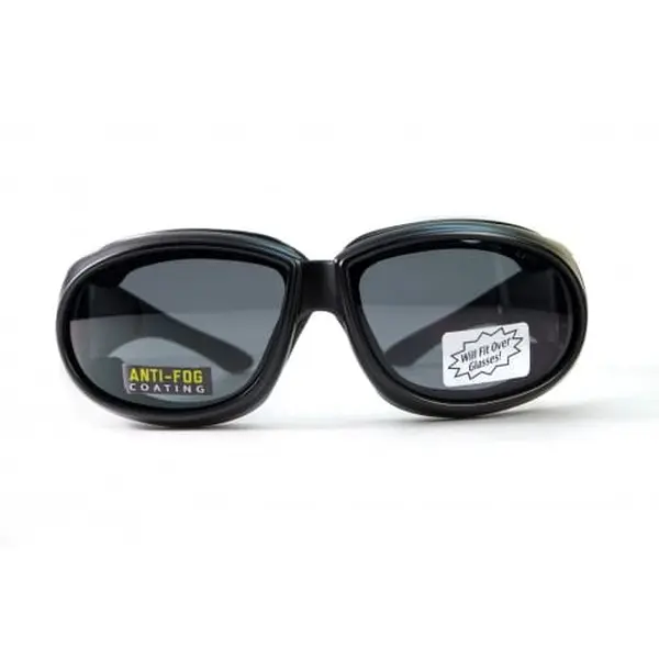 Очки защитные с уплотнителем Global Vision Outfitter (gray) Anti-Fog, серые, Черный