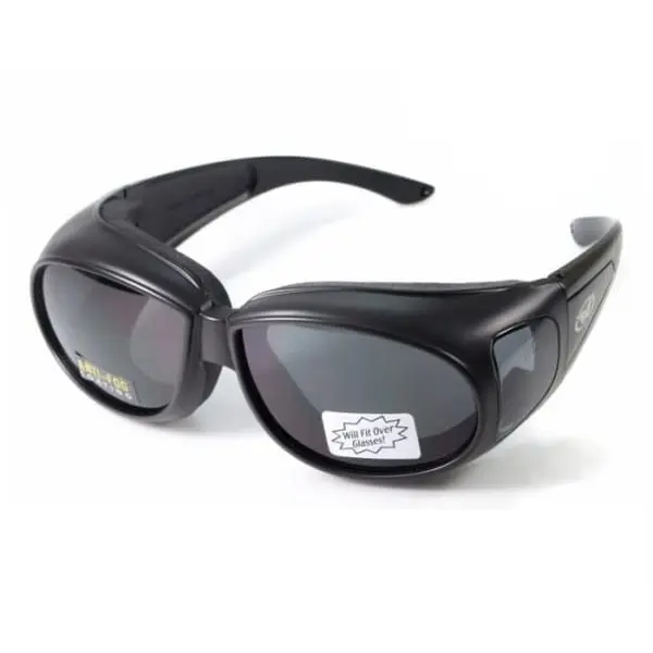 Очки защитные с уплотнителем Global Vision Outfitter (gray) Anti-Fog, серые, Черный