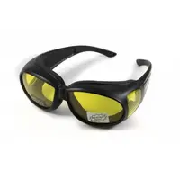 Очки защитные с уплотнителем Global Vision Outfitter (yellow) Anti-Fog, желтые, Черный