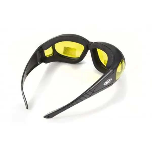 Окуляри захисні з ущільнювачем Global Vision Outfitter (yellow) Anti-Fog, жовті, Чорний