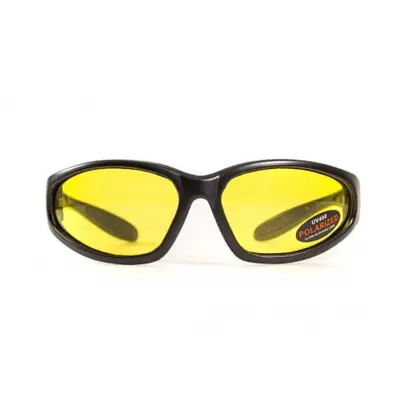 Окуляри поляризаційні BluWater Samson-2 Polarized (yellow) жовті, Чорний