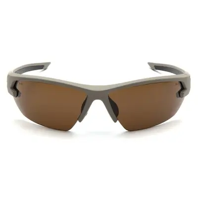Окуляри захисні Venture Gear Tactical Semtex Tan (bronze) Anti-Fog, коричневі в камуфльованій оправі