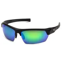 Окуляри поляризаційні (захисні) Venture Gear Tensaw Polarized (green mirror) дзеркальні синьо-зелені, Чорний
