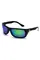 Окуляри поляризаційні захисні Venture Gear Vallejo Polarized (green mirror), дзеркальні синьо-зелені, Чорний