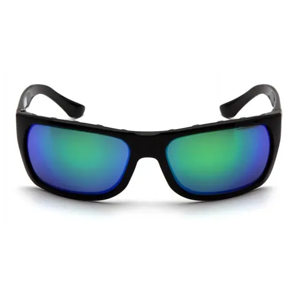 Окуляри поляризаційні захисні Venture Gear Vallejo Polarized (green mirror), дзеркальні синьо-зелені, Чорний