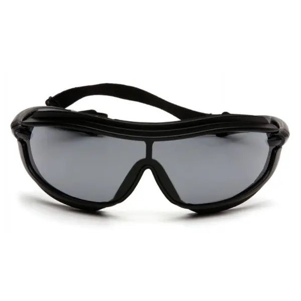 Очки защитные с уплотнителем Pyramex XS3 Plus (Anti-Fog) (gray) серые, Черный