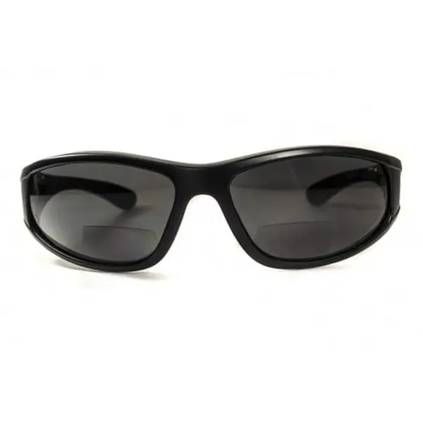 Окуляри біфокальні поляризаційні (захисні) BluWater Winkelman-2 polarized (+2.0 bifocal), (gray) чорні, Чорний