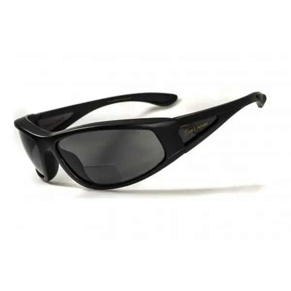 Окуляри біфокальні поляризаційні (захисні) BluWater Winkelman-2 polarized (+2.0 bifocal), (gray) чорні, Чорний