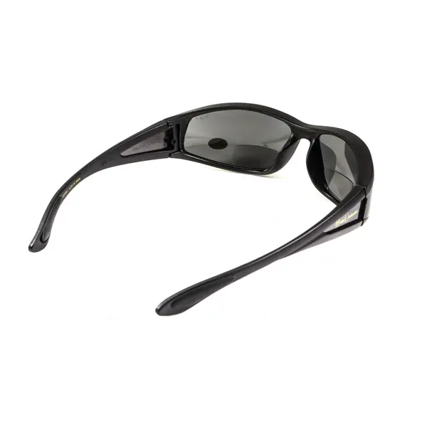 Окуляри біфокальні поляризаційні (захисні) BluWater Winkelman-2 polarized (+2.5 bifocal), (gray) чорні, Чорний