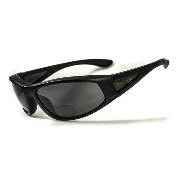 Окуляри біфокальні поляризаційні (захисні) BluWater Winkelman-2 polarized (+2.5 bifocal), (gray) чорні, Чорний