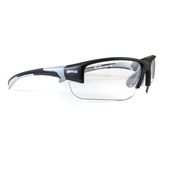 Окуляри біфокальні фотохромні (захисні) Global Vision Hercules-7 Bifocal (+1.5) photochromic (clear), фотохромні прозорі, Чорний