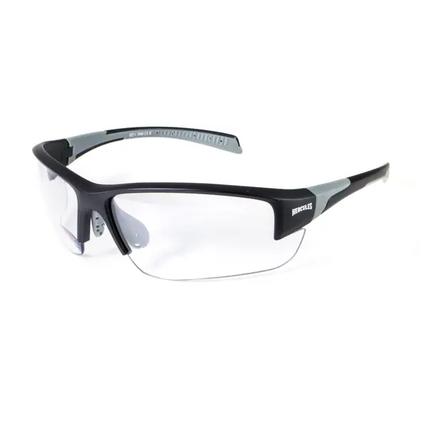 Окуляри біфокальні фотохромні (захисні) Global Vision Hercules-7 Bifocal (+2.5) photochromic (clear), фотохромні прозорі, Чорний