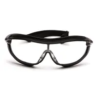 Очки защитные с уплотнителем Pyramex XS3 Plus (Anti-Fog) (clear) прозрачные, Черный