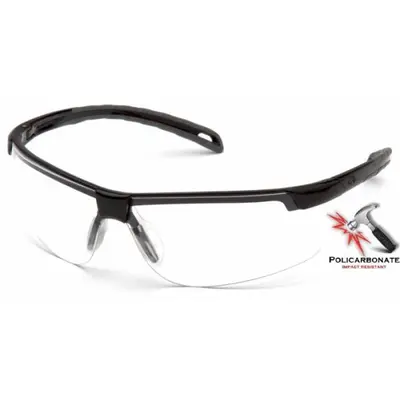 Захисні окуляри Pyramex Ever-Lite (clear) Anti-Fog, прозорі, Чорний