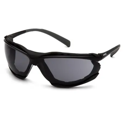 Окуляри захисні з ущільнювачем Pyramex Proximity (gray) Anti-Fog, сірі, Чорний