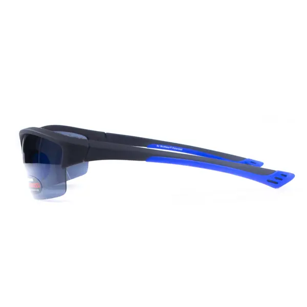 Окуляри поляризаційні BluWater Daytona-1 Polarized (gray), сірі гідрофобні лінзи (Repelon™), Синій