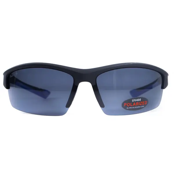 Окуляри поляризаційні BluWater Daytona-1 Polarized (gray), сірі гідрофобні лінзи (Repelon™), Синій