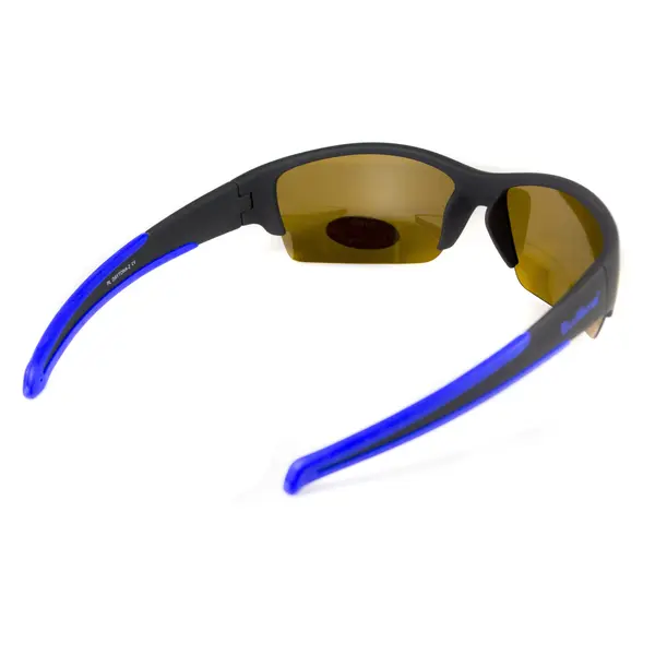 Окуляри поляризаційні BluWater Daytona-2 Polarized (brown), гідрофобні коричневі лінзи (Repelon™), Синій