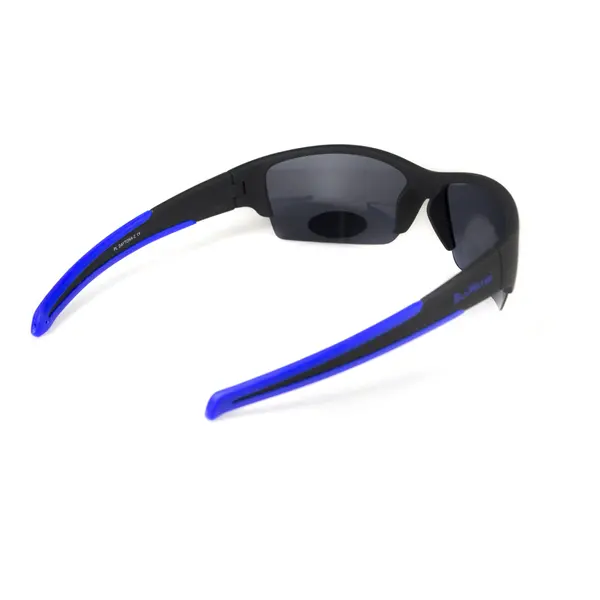 Окуляри поляризаційні BluWater Daytona-2 Polarized (gray), сірі гідрофобні лінзи (Repelon™), Синій