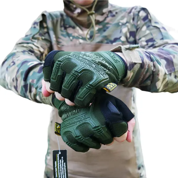 Рукавиці тактичні безпалі Mechanix MXK-2 Олива M