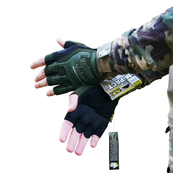 Рукавиці тактичні безпалі Mechanix MXK-2 Олива M