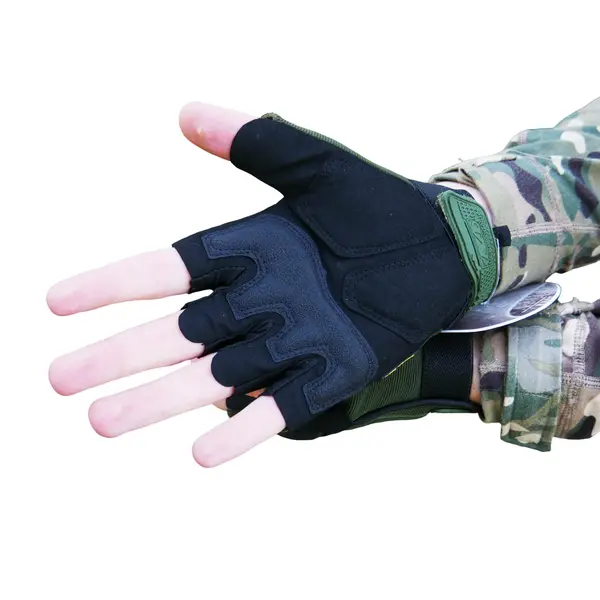 Рукавиці тактичні безпалі Mechanix MXK-2 Олива M