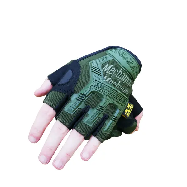 Рукавиці тактичні безпалі Mechanix MXK-2 Олива M