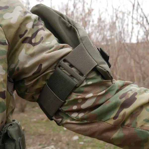 Захист плечей Kiborg з балістичним пакетом 1 клас захисту Militex Khaki