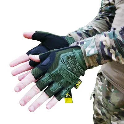 Рукавиці тактичні безпалі Mechanix MXK-2 Олива L