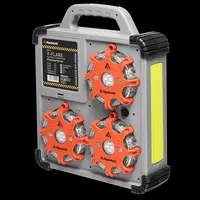 Комплект фонарей профессиональных Mactronic X-Flare (30 Lm) Red/Blue/Amber Recharg 12/220V (PSD0112)