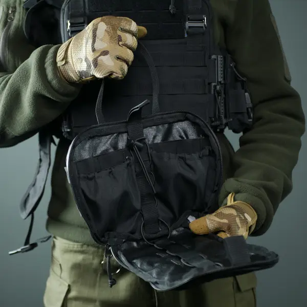 Підсумок-аптечка (швидкий скид) Kiborg GU Cordura Black