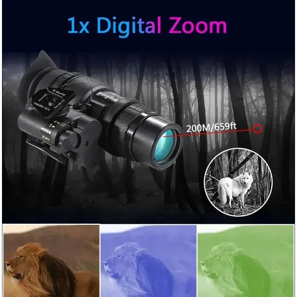 Монокуляр прибор ночного видения PVS-18A1 Night Vision с креплением FMA L4G24 на шлем