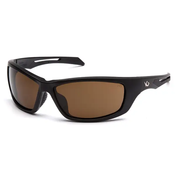 Защитные очки Venture Gear Tactical Howitzer Black (bronze) Anti-Fog, коричневые в чорной оправе