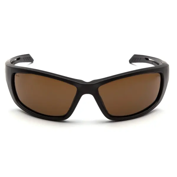 Защитные очки Venture Gear Tactical Howitzer Black (bronze) Anti-Fog, коричневые в чорной оправе
